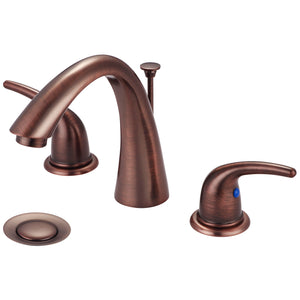 Olympia L-7472-ORB Accent Two Handle Lavatory Widespread Faucet in Oil Rubbed Bronze