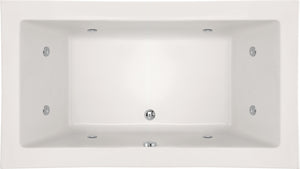 Hydro Systems LAC7254ACO-BIS LACEY 7254 AC W/ COMBO SYSTEM-BISCUIT