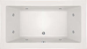 Hydro Systems LAC7254ACO-BON LACEY 7254 AC W/ COMBO SYSTEM-BONE