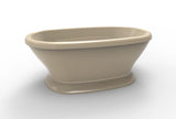 Hydro Systems LAU7040ATO-BON LAUREN 7040 FREESTANDING TUB ONLY - BONE