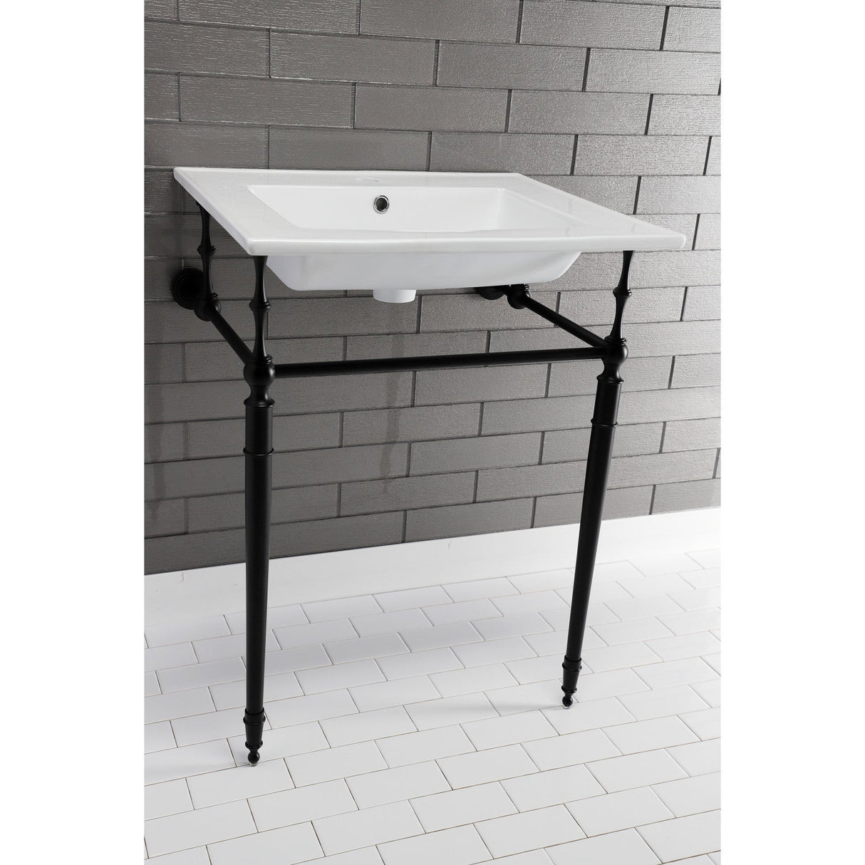 Continental LBT252271 25-Inch Ceramic Vanity Sink Top, White