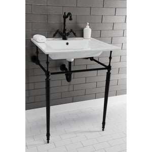 Continental LBT252271 25-Inch Ceramic Vanity Sink Top, White
