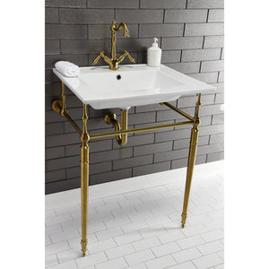 Continental LBT252271 25-Inch Ceramic Vanity Sink Top, White