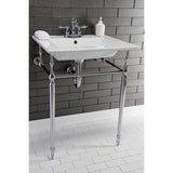 Continental LBT25227W34 25-Inch Ceramic Vanity Sink Top, White