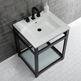 Continental LBT25227W38 25-Inch Ceramic Vanity Sink Top, White