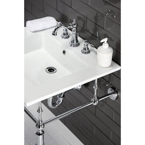 Continental LBT25227W38 25-Inch Ceramic Vanity Sink Top, White