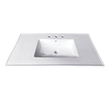 Continental LBT31227W34 31-Inch Ceramic Vanity Sink Top, White
