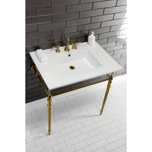 Continental LBT31227W38 31-Inch Ceramic Vanity Sink Top, White