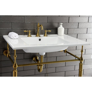 Continental LBT31227W38 31-Inch Ceramic Vanity Sink Top, White