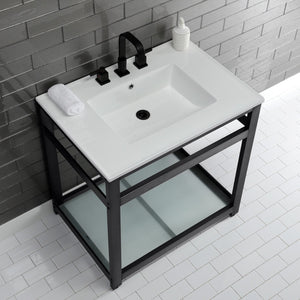 Continental LBT31227W38 31-Inch Ceramic Vanity Sink Top, White