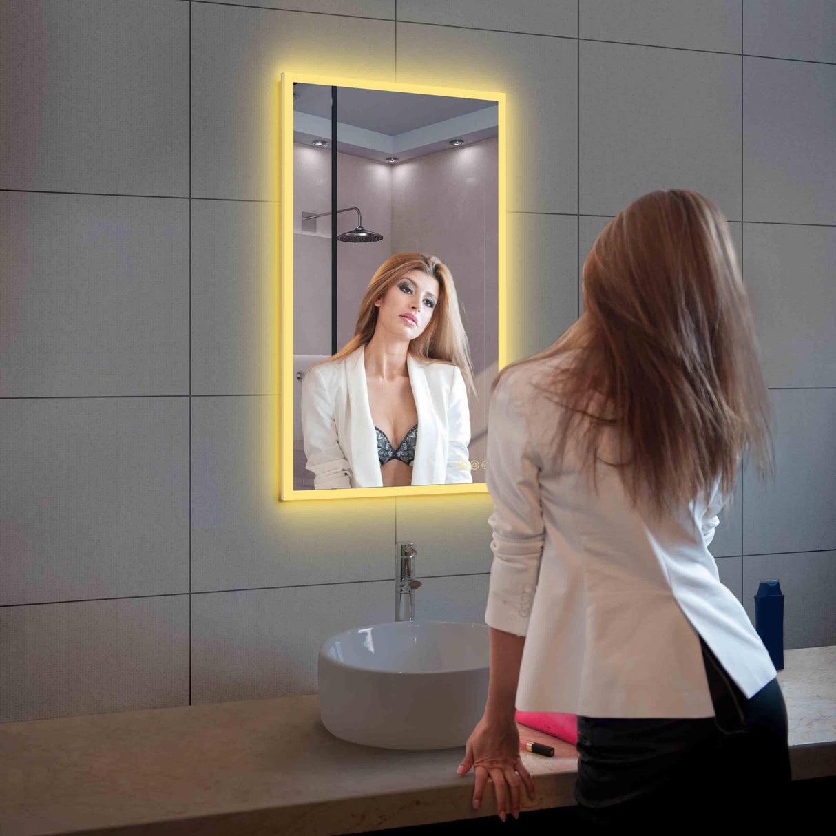 Blossom Beta LED Mirror Frosted Sides