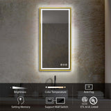 Blossom Stellar LED Mirror, Smart Touch, Dual Finish Options &   Multiple Sizes
