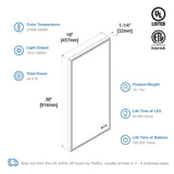 Blossom Stellar LED Mirror, Smart Touch, Dual Finish Options &   Multiple Sizes