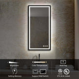 Blossom Stellar LED Mirror, Smart Touch, Dual Finish Options &   Multiple Sizes
