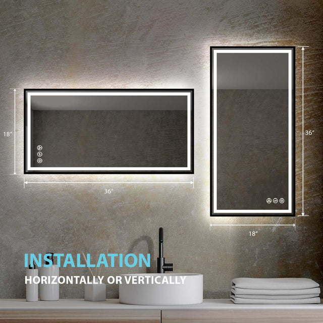 Blossom Stellar LED Mirror, Smart Touch, Dual Finish Options &   Multiple Sizes