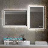 Blossom Stellar LED Mirror, Smart Touch, Dual Finish Options &   Multiple Sizes