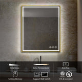 Blossom Stellar LED Mirror, Smart Touch, Dual Finish Options &   Multiple Sizes
