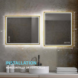 Blossom Stellar LED Mirror, Smart Touch, Dual Finish Options &   Multiple Sizes