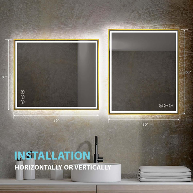 Blossom Stellar LED Mirror, Smart Touch, Dual Finish Options &   Multiple Sizes