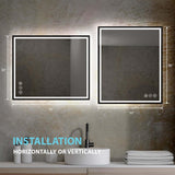 Blossom Stellar LED Mirror, Smart Touch, Dual Finish Options &   Multiple Sizes