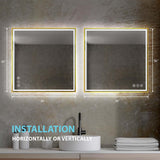 Blossom Stellar LED Mirror, Smart Touch, Dual Finish Options &   Multiple Sizes