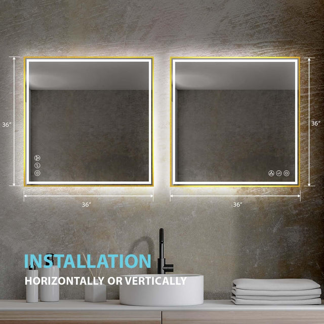 Blossom Stellar LED Mirror, Smart Touch, Dual Finish Options &   Multiple Sizes