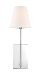 Lena 1 Light Black Forged Sconce LEN-250-OP-BF