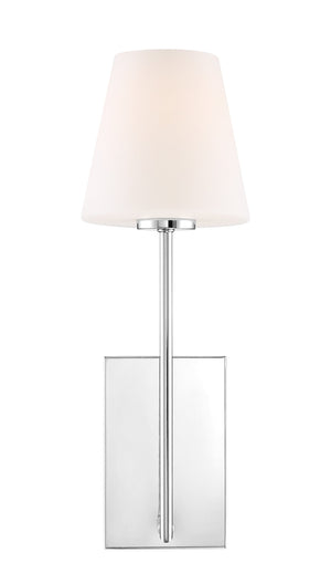 Lena 1 Light Black Forged Sconce LEN-250-OP-BF