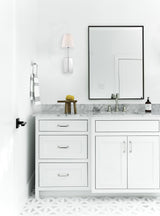 Lena 1 Light Black Forged Sconce LEN-250-OP-BF