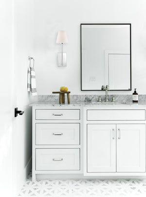 Lena 1 Light Black Forged Sconce LEN-250-OP-BF