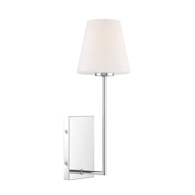 Lena 1 Light Black Forged Sconce LEN-250-OP-BF
