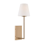 Lena 1 Light Black Forged Sconce LEN-250-OP-BF
