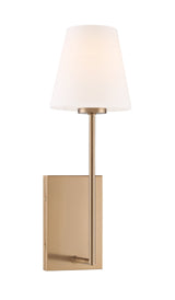 Lena 1 Light Black Forged Sconce LEN-250-OP-BF