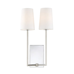 Lena 2 Light Black Forged Sconce LEN-252-BF