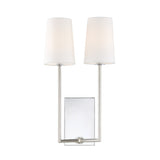 Lena 2 Light Polished Chrome Sconce LEN-252-CH