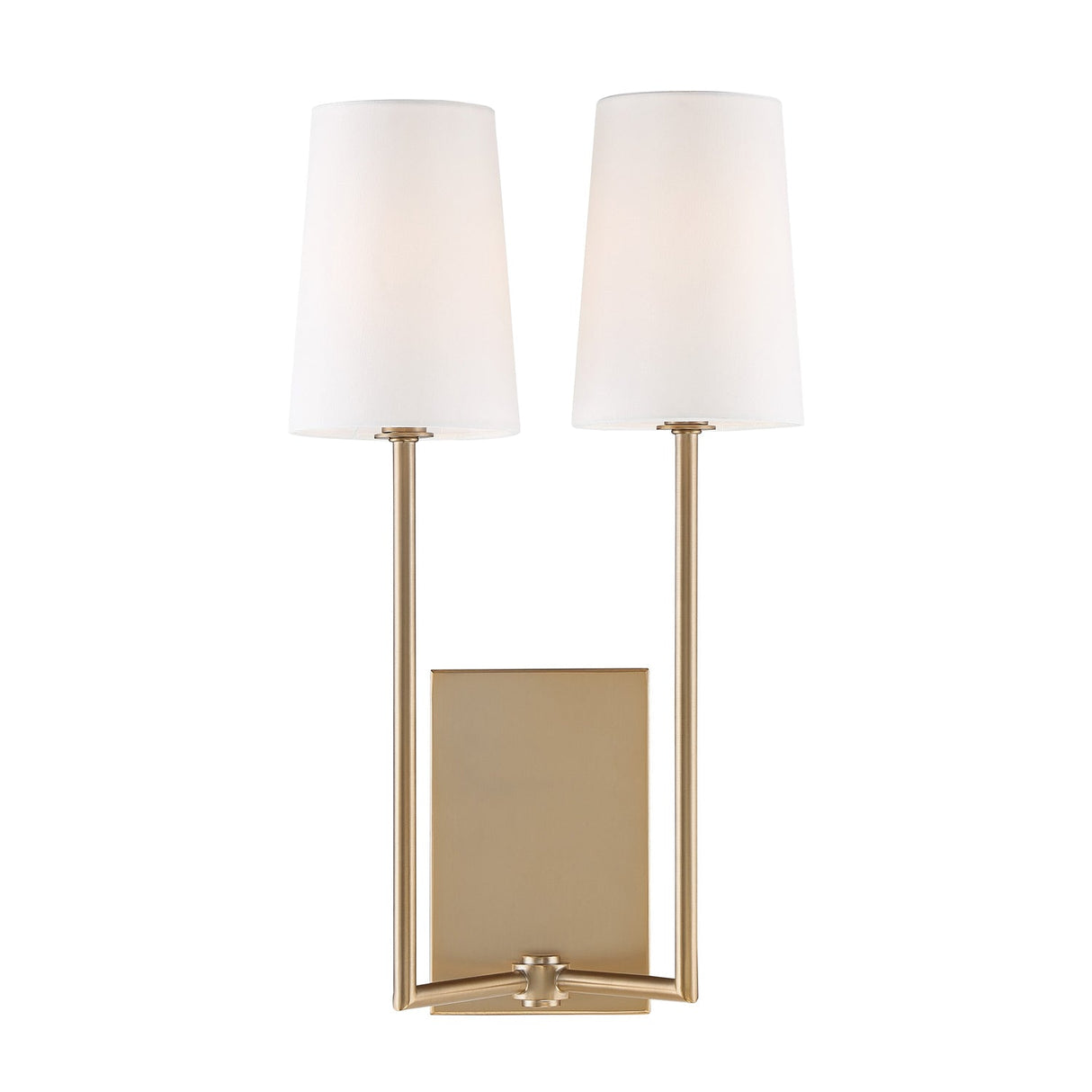 Lena 2 Light Black Forged Sconce LEN-252-BF