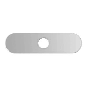 LENOVA CP-01PC Solid Brass Single Hole Faucet Cover Plate - Polished Chrome ESCUTCHEONS AND DECK PLATE FAUCET PART Accessories,Deck Plates,Kitchen Accessories