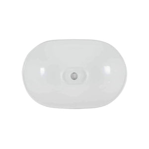 Lenova PAC-22 Above Counter Single Bowl 23-5/8 x 15-1/8 x 6-1/2 - White and Smooth