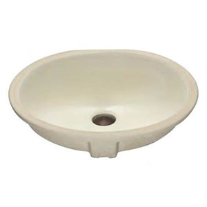 LENOVA PU-902B Undermount Oval - Bisque and Smooth UNDERMOUNT BATHROOM SINK Bathroom,Bathroom Sinks,Undermount Sinks, Lenova Porcelain Bathroom Sinks