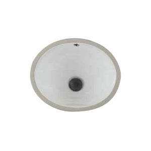 LENOVA PU-902W Undermount Single Bowl 16-1/2 x 13-1/4 8 - White and Smooth UNDERMOUNT BATHROOM SINK Bathroom,Bathroom Sinks,Undermount Sinks, Lenova Porcelain Bathroom Sinks