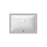 Lenova PU-912ADA Undermount Single Bowl 20-1/16 x 15 x 5-3/4 - White and Smooth