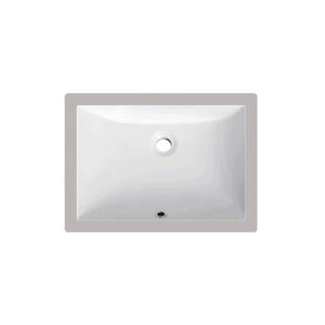 Lenova PU-912ADA Undermount Single Bowl 20-1/16 x 15 x 5-3/4 - White and Smooth