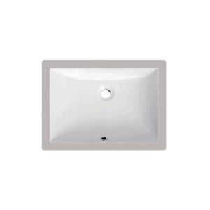 LENOVA PU-912ADA Undermount Single Bowl 20-1/16 x 15 5-3/4 - White and Smooth UNDERMOUNT BATHROOM SINK Bathroom,Bathroom Sinks,Undermount Sinks
