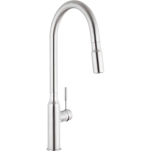 LENOVA SK105 Single Hole Faucet Ceramic Cartridge Two Function Spray Head - Brushed Stainless Steel PULL DOWN KITCHEN FAUCET Kitchen,Kitchen Faucets,Pull Out Faucets