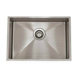 Lenova SS-ADA-14Ri-S23 Undermount Single Bowl 31 x 18 x 5-1/2 - Brushed Satin