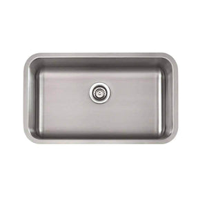 LENOVA SS-CL-S57-16 Undermount Single Bowl 30 x 18 9 - Brushed Satin DROP IN KITCHEN SINK Drop In Sinks,Kitchen,Kitchen Sinks