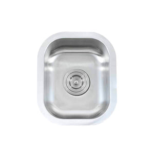 LENOVA SS-SPL-S7 Undermount Single Bowl 15 x 13 7 - Brushed Satin DROP IN KITCHEN SINK Drop In Sinks,Kitchen,Kitchen Sinks