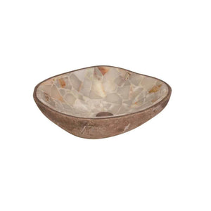 LENOVA SV-40 Cobble Stone Green Onyx Above Counter Single Bowl Dimensions: Irregular - CobbleStone VESSEL BATHROOM SINK Bathroom,Bathroom Sinks,Vessel Sinks, Lenova Sinks