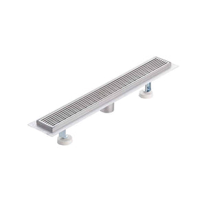 LENOVA WG-24SET 23-5/8 x 2-3/4 304 Stainless Steel - Brushed LINEAR SHOWER DRAIN Bathroom,Linear Drains,Showers