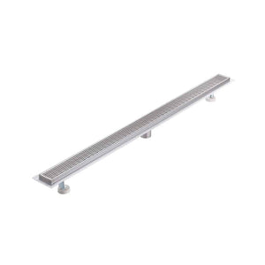 LENOVA WG-48SET 47-1/4 x 2-3/4 304 Stainless Steel - Brushed LINEAR SHOWER DRAIN Bathroom,Linear Drains,Showers